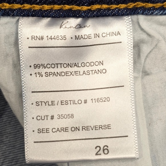 KanCan Jeans Women Size 26 Distressed Medium Wash Skinny Fit Denim‎ - Picture 6 of 9